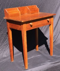 Gustav Stickley Diminutive Writing Desk.  Double signed. 